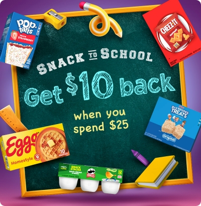 Kellanova snack to school rebate – spend $25, get $10 back, valid 06/16–09/30/25