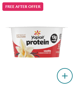 Yoplait Protein vanilla yogurt cup with 13 grams of protein