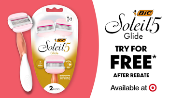 BIC Soleil 5 Glide razor and refill cartridges