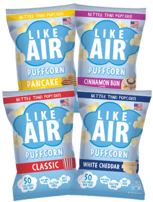 like air puffcorn bags in assorted flavors
